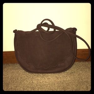 Brown cross body purse