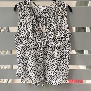 Sheer Cheetah top