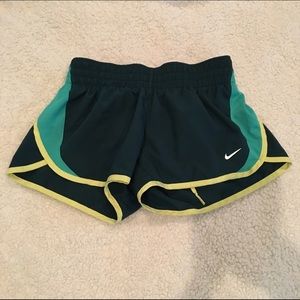 Dark green Nike dri-fit shorts