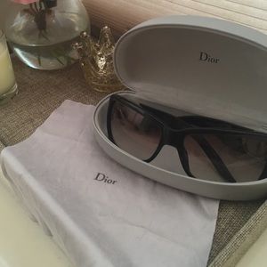 EUC Christian Dior black sunglasses.