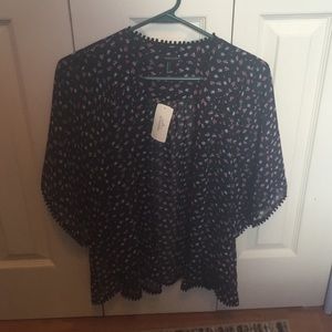 NWT Lightweight floral cardigan