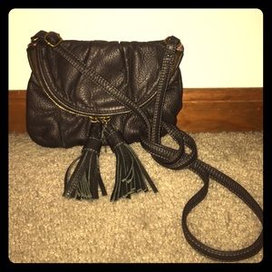 Brown cross body purse