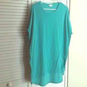 XS lularoe blue tunic