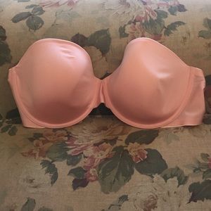 PRICE DROP Strapless pink VS BRA 36DD