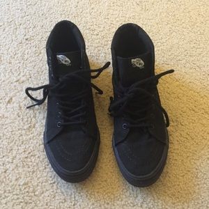 Vans All Black Sk8 Hi Slim