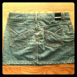 Bebe denim jean skirt