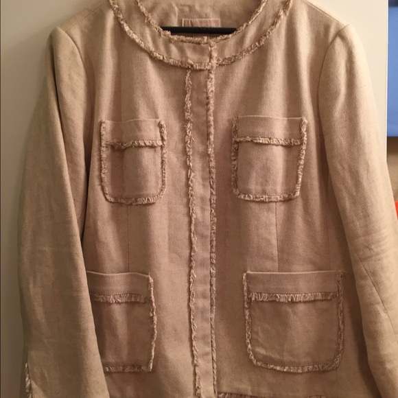 ⭐️PRICE DROP⭐️MICHAEL Tan Fringe Jacket