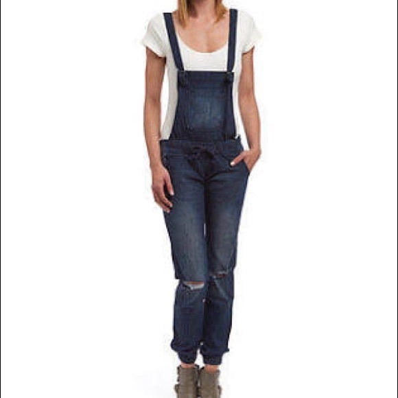 SOLD! FOREVER 21 jeans ripped overalls skinny