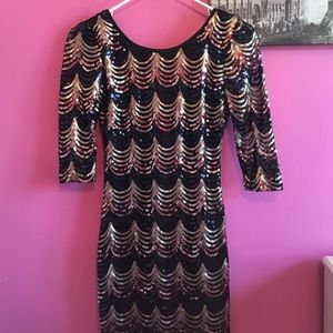 Sequined Bodycon mini dress