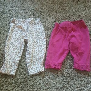 Little girl pants 9 months and 9 to 12 months