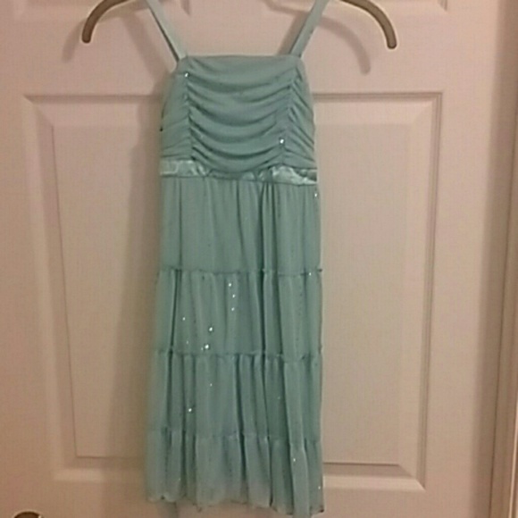 Girls Formal Blue Dress