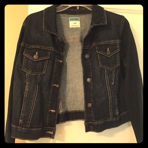Maternity jean jacket