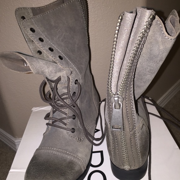 Aldo Shoes - Brand New Grey Aldo Boots