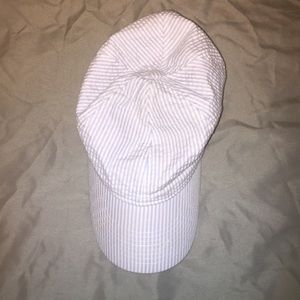 J. Crew pinstripe baseball hat