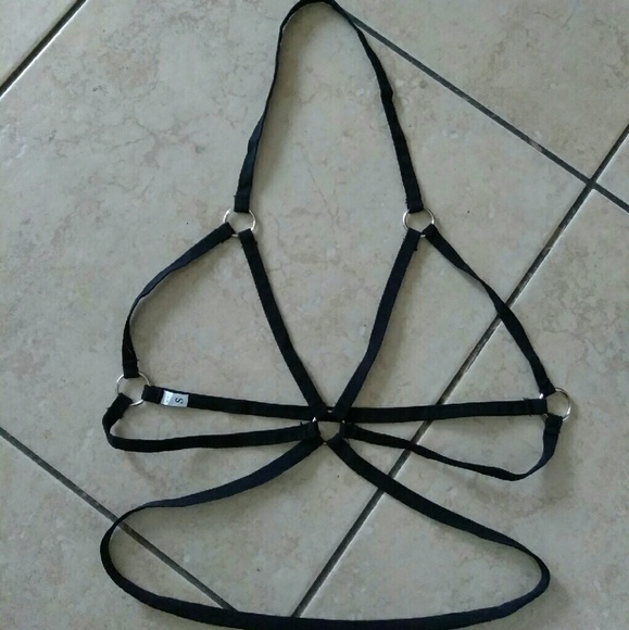 ❗️❤❗️XS,S,M,L,XL-Harness Elastic Hollow Bra - Picture 3 of 3