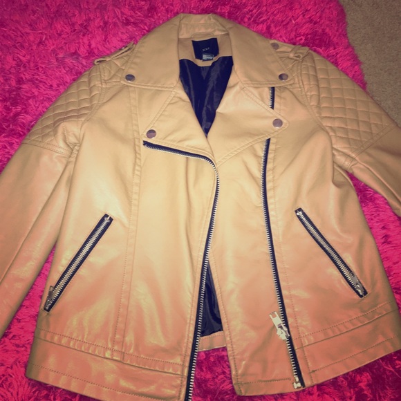 Slightly worn Faux leather Jacket