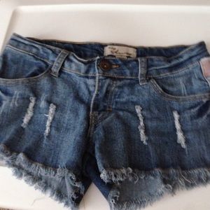 denim shorts