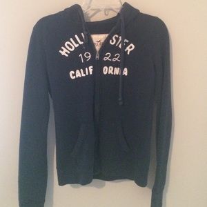 Hollister zip up hoodie