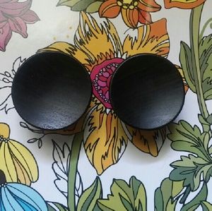 7/8 Dark Wood flared Plugs