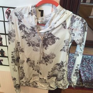 Floral Hooded long sleeve