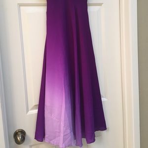 Purple ombré skirt