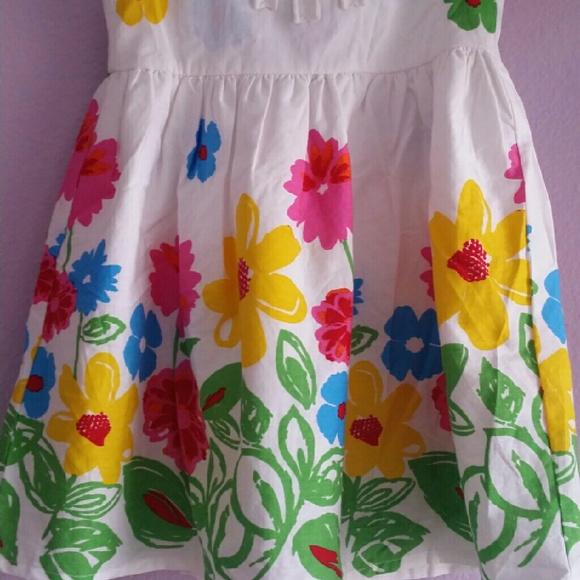 SALE***Flowers Summer Dress. KIDS :) - Picture 2 of 3