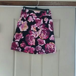 EUC Pink Floral Skirt