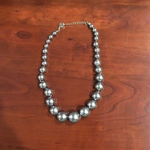 Talbots Metallic Pearl Necklace