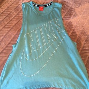 Nike Tank. Aqua Blue. Women's S.