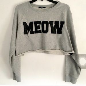 ' meow ' shirt 🐱