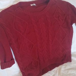 Old Navy red sweater