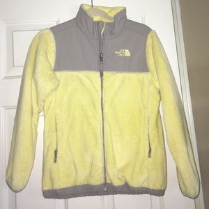 North Face furry fleece jacket