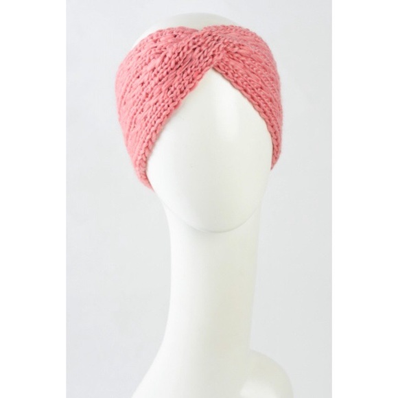 Twist Braid Knit Crochet Headband - Picture 2 of 3
