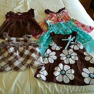 ❤HOST pick❤ Bundle of girls dresses 12m