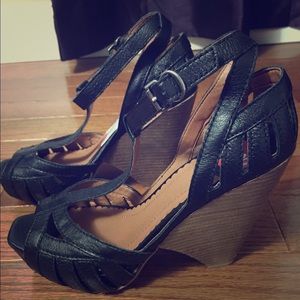 Women's Lucky Brand Black Wedge