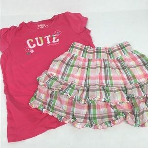Osh Kosh B'gosh girls size 12 outfit