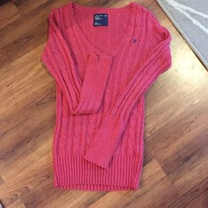 Cable knit sweater