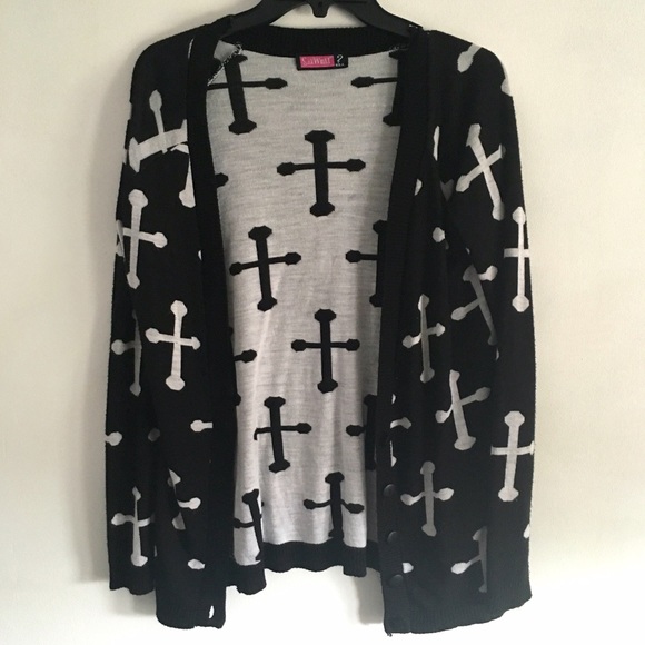 Cross cardigan 🙏🏼