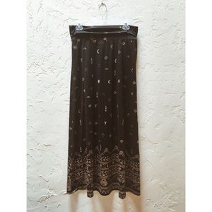Southwest Boho Maxi Skirt
