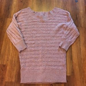 Cable knit sweater