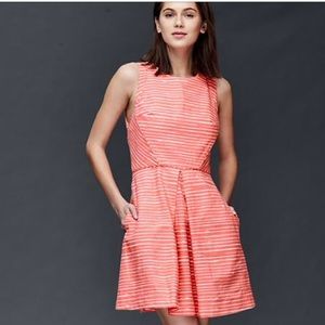 Linen-cotton fit & flare Gap Dress NWT