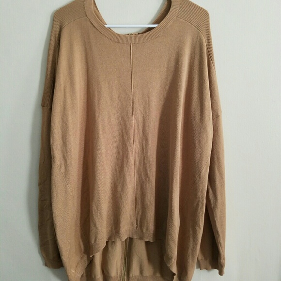 Tan oversized sweater