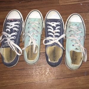 Two pair of converses💕