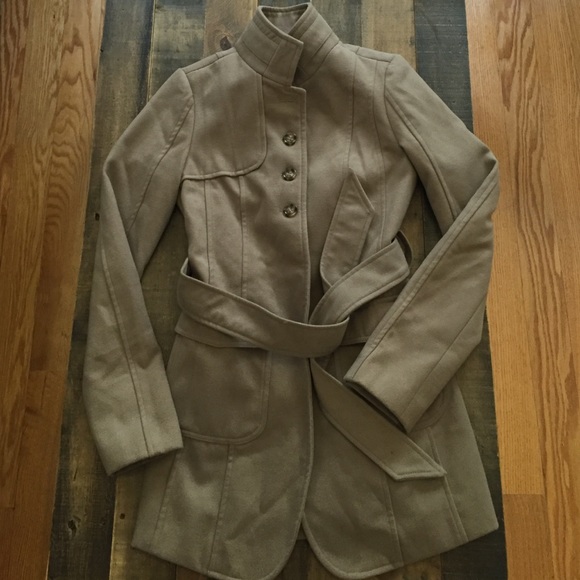 Jack by BBDakota Beige military style coat sz s