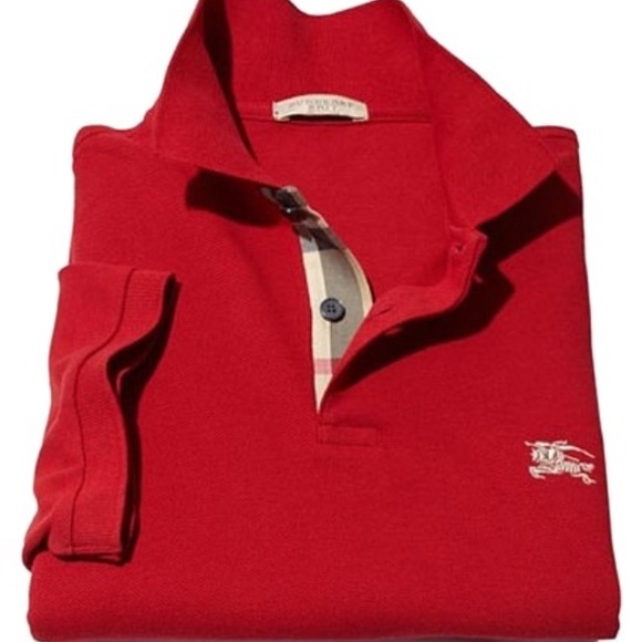 NWT Mens Burberry Polo Shirt - Large
