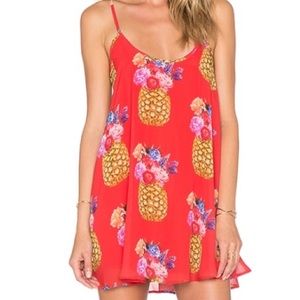 Show Me Your Mumu Pineapple Pineapple mini dress