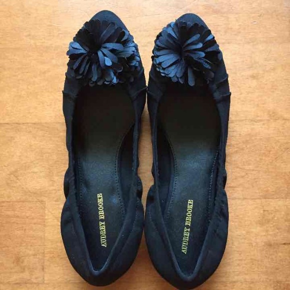 Black Flats Size 8