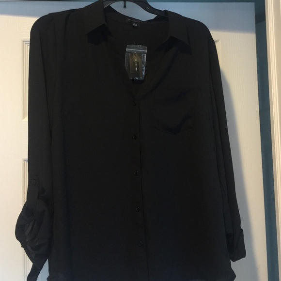 The limited button down blouse