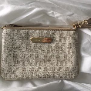 Michael Kors Monogram Wristlet