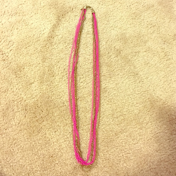 Pink and Gold Necklace
